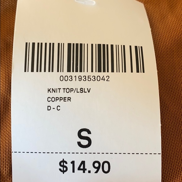 Caramel Mesh top from Forever 21. Super cute!!!! - Picture 3 of 4